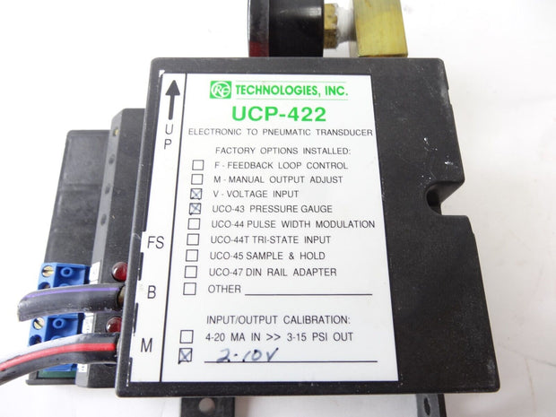 Kele UCP-422 Electronic To Pneumatic Transducer