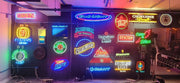 Vintage LA Beer Sign Wall Hanging, Light Up, Plug in 18"x18", Advertising - Read