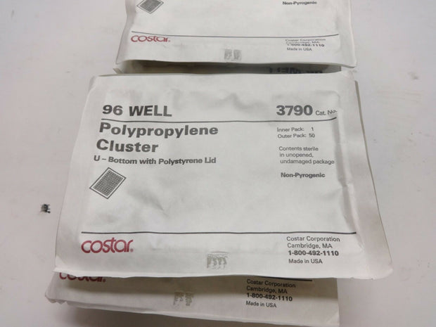 Lot 6 Costar 3790 96 Well Cell Polypropylene Culture Cluster