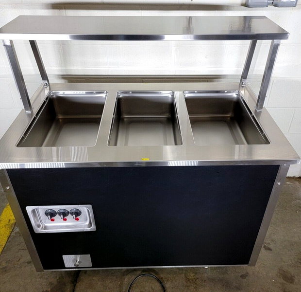 Vollrath 37030 Serving Counter Buffet Hot Food, 120V, 3 Well, USA Made, New!