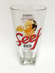 Seef Bier Beer Glass, 25 cl Pint Glass, Belgian Antwerpse Compagnie - Lot of 5