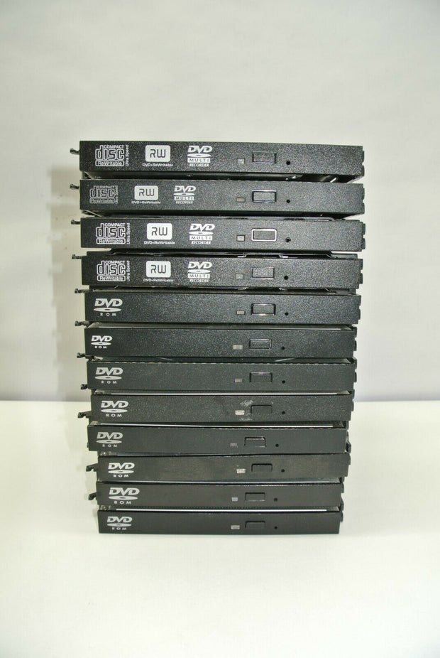 Qty (12) Dell Slim DVD-ROM / DVD-RW for Optiplex 790 7010 7020 with trays