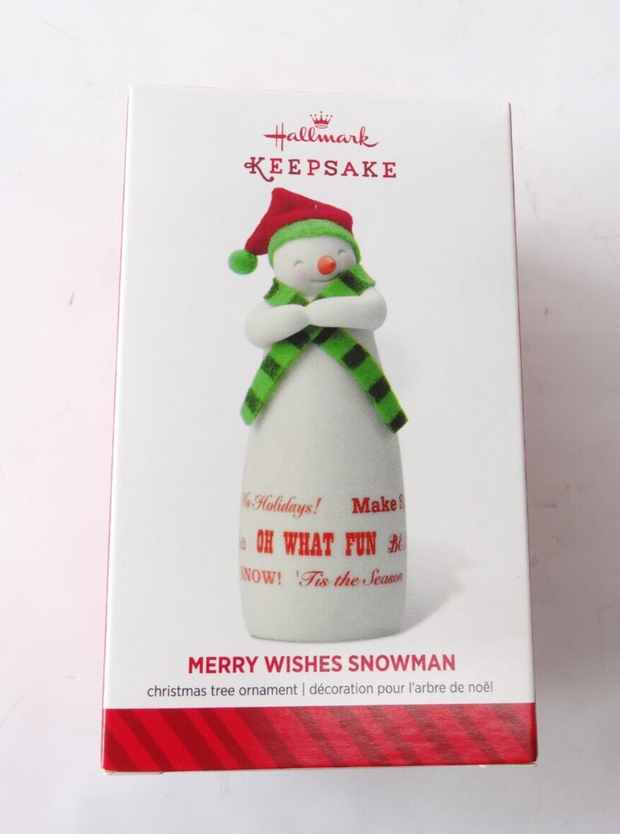Hallmark Keepsake VIP Members Only Merry Wishes Snowman Ornament MNIB