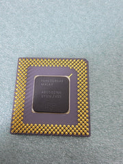 Intel Pentium Socket 7 CPU SY016 A80502166 166MHz Ceramic Vintage Processor GOLD