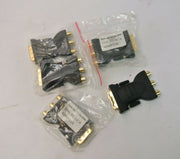 10x Standard DVI-I 24+5 Male to Black 3 RCA Female Connector Converter Adapter