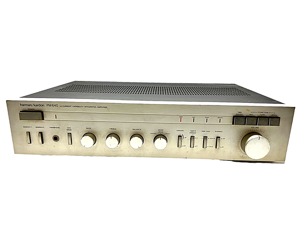 Vintage Harmon Kardon PM640 Integrated High Current Amp- No Sound/ RepairNeeded