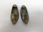 Vintage Miniatures Chinese Slippers Pewter Figurines