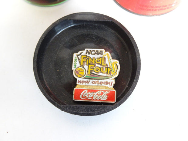 Vintage Coca-Cola 2003 NCAA Final Four Commemorative 8oz Coke Bottle & Pin