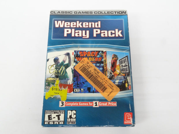 Weekend Play Pack Collection PC, 2006 Golf Pro 2 Space Invaders Drive to Survive