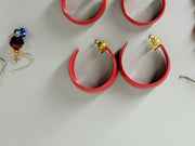 Vintage Costume Jewelry, Chico's, 8 Pairs, Earrings, Shades of Red! Nice :)