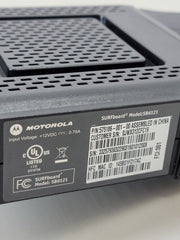 SURFboard Motorola SB6121 P/N: 575186-001-00 eXTREME Cable Modem DOCSIS 3.0 PSU