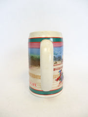 Vintage 1980s Miller High Life Collectible Beer Stein Mug Holiday Traditions 6"