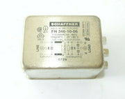 Schaffner FN 346-10-06 Power Line Filter 110/250VAC