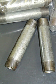 SCI Steel Nipple Threaded Fitting 3390, 1" OD x 5" Length - Lot of 2
