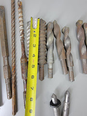 Masonry Concrete Drill Bits Heavy Duty Lot, Chisels, Tappers, Carbides