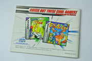 Nintendo Game Boy Advance F-14 Tomcat Instruction Booklet Only