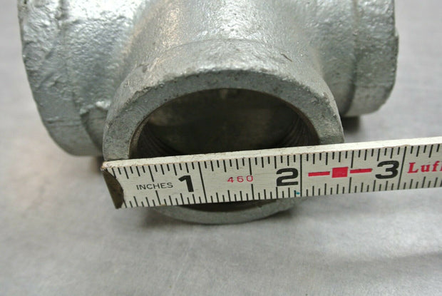Ward Cast Iron Pipe Fitting Tee, 3 x 2.5 x 2.5" OD, NEW - Fast Shipping!