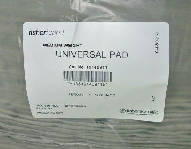 Fisherbrand Universal Medium All Purpose Absorbent Pads - QTY 100 (19 x 15 in.)