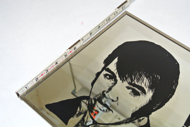 Elvis Presley Framed Mirror Artwork Collectible, 12" x 12"