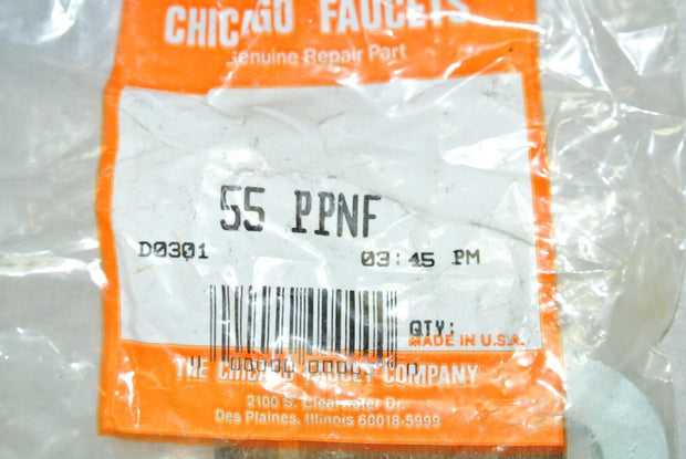Chicago Faucets 55 PPNF Shank Inlet w/ Lock Nut & Washer Assembly