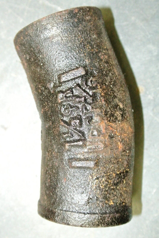 Cast Iron 1-1/2 inch Elbow, 1/16 Benc, No Hub, Pipe Fitting