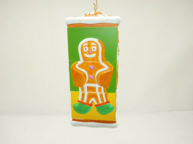 Hallmark Keepsake 2004 "Santa, Look at Me!" Gingerbread Man Puzzle Ornament