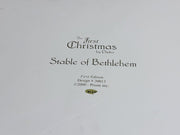 The First Christmas by Pipka Stable of Bethlehem First Edition #30013 Retired!