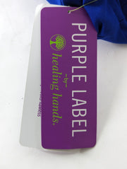 Healing Hands Purple Label Women's V-Neck Scrub Top - Size 3X - Galaxy Blue