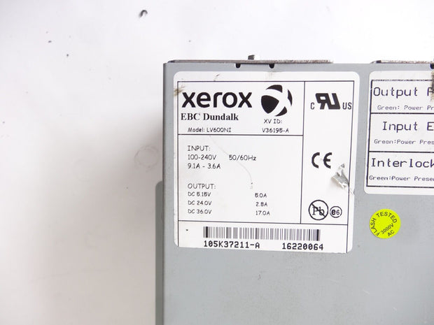 Xerox EBC Dundalk Model LV600NI Power Supply