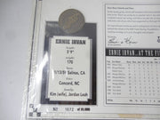 Ernie Irvan Informational Card/Coin #1672 of 10k Texaco/Havoline #28 Thunderbird