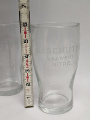 Deschutes Brewery Bend Oregon Nitro Beer Pint Glass, Set of 3