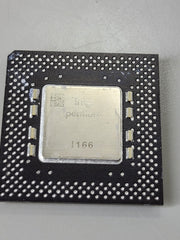 Vintage INTEL PENTIUM  i166 FV80502166 SY037/VSU SOCKET 7 CPU