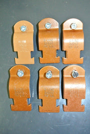 B-Line 1-3/8in. Copper Strut Clamp B2032 for Pipe/Conduit - Lot of 6