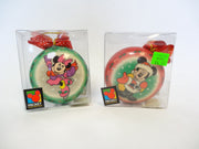 2pc Enesco Disney's Mickey Unlimited Mickey & Minnie Mouse Christmas Ornaments