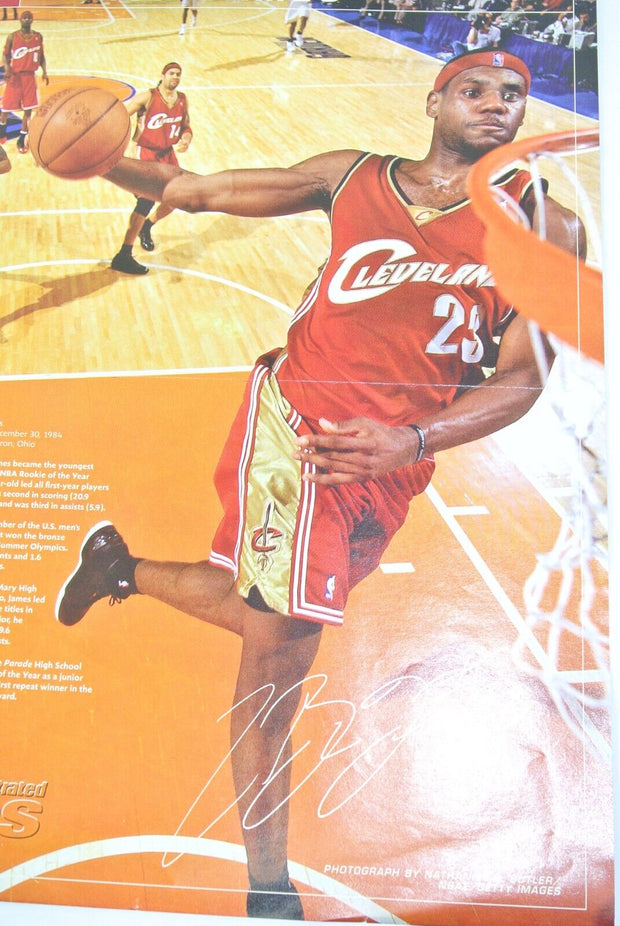 LeBron James Sports Illustrated for Kids February 2005 Clipping Cleveland Cavs