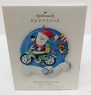 Hallmark Keepsake Christmas Ornament QP1121 Wheely Wheely FUn Spin A Majigs
