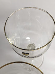 Maredsous Abbaye Abdij Belgium Beer Glass Chalice, Gold Rim 0,33L