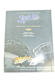 2001 Milwaukee Brewers Yearbook Magazine Special Exhibition Games Edition