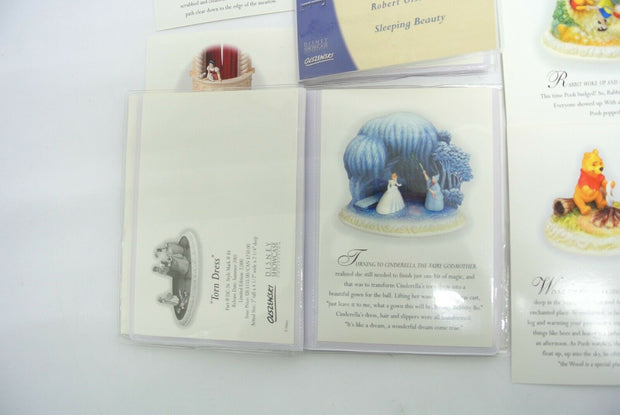 Olszewski Disney Showcase Collection Postcards- Bambi Cinderella Sleeping Beauty