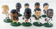 Lot of 9 Headliners Football Figurine Lot Moore Smith O'Donnell Bledsoe Kennison