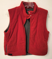 Women's Lauren Ralph Lauren Sleeveless Quilted Vest Red PM Petite Medium