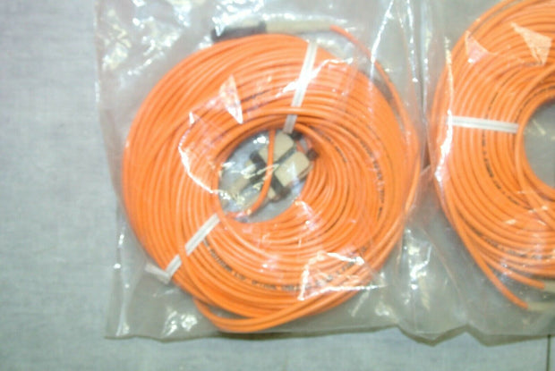 Lot of NOS Orange Fiber Cable, 62.5/125 DUP MM PVC MT-RJ-SC(2) Multimode
