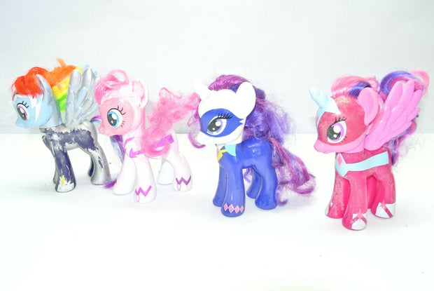 My Little Pony 2010 Hasbro 6" Unicorns Ponies C-029A Lot of 4