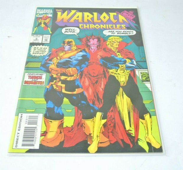 Marvel Comics Warlock Chronicles #3 - Excellent Condition! - Bagged & Boarded