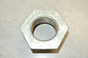 2" MPT x 1-1/4" FPT Hex Bushing, Galvanized Iron - 5 pack