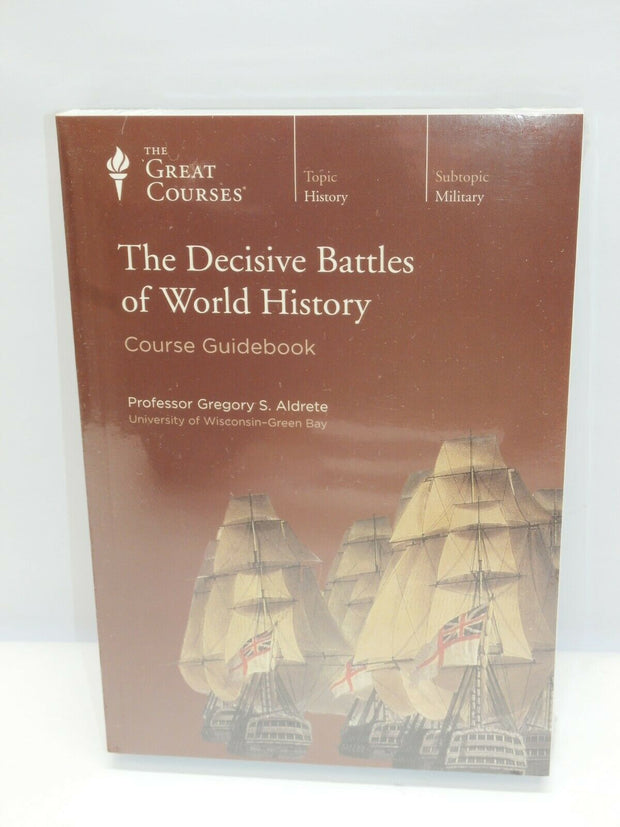 "The Decisive Battles of World History" - Great Courses DVD Set/Guidebook *NEW