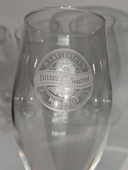 Harviestoun Bitter & Twisted Blond Beer Glass, 1 Pint - Set of 4 Glasses