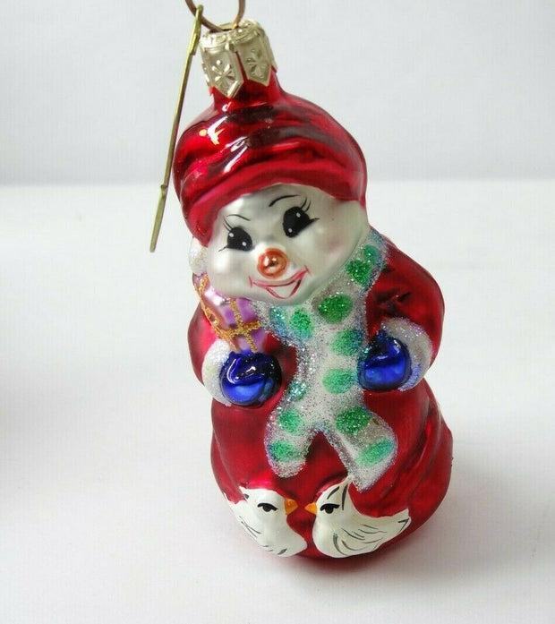 Christopher Radko Christmas Ornament Mrs. Snowman Snow Woman