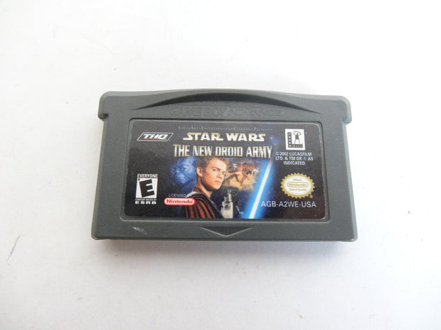 Game Boy Advance GBA Star Wars The New Droid Army Lucasfilm 2002