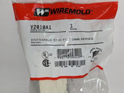 Wiremold V2010A2 Plugmold Entrance End Feed Fitting 2000 Series